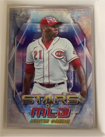 2023 Topps Update Stars of MLB #SMLB-69 Hunter Greene — front