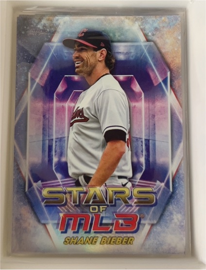 2023 Topps Update Stars of MLB #SMLB-70 Shane Bieber — front