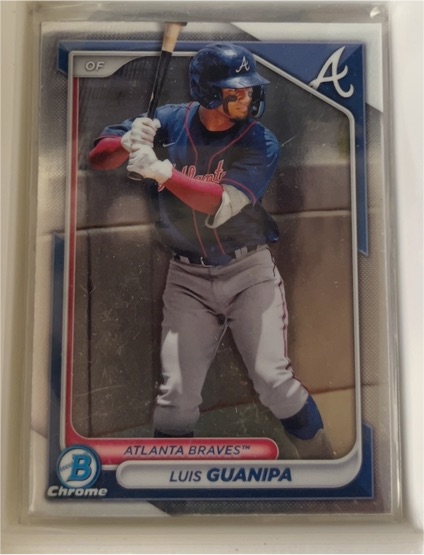 2024 Bowman Chrome Prospects #BCP-118 Luis Guanipa — front