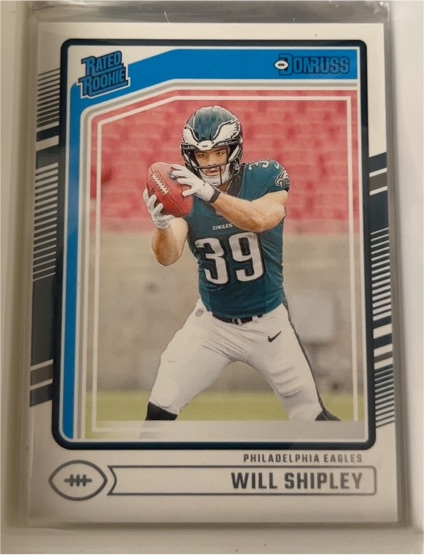 2024 Panini Donruss #312 Will Shipley — front