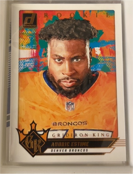 2024 Panini Donruss #12 Audric Estime Rookie Gridiron Kings — front