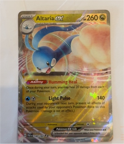 2023 Pokemon SV04 Paradox Rift #140 Altaria ex — front