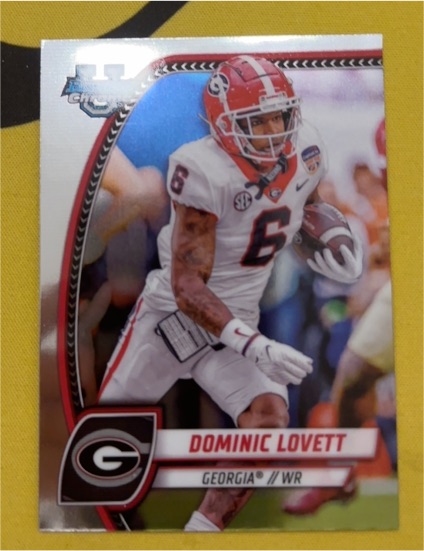 2024 Bowman Chrome University #64 Dominic Lovett — front