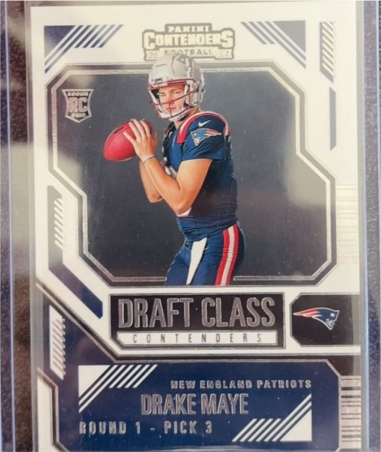 2024 Panini Contenders Draft Class Contenders #3 Drake Maye — front