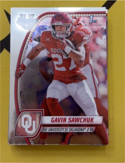 2024 Bowman University Chrome #78 Gavin Sawchuk — front