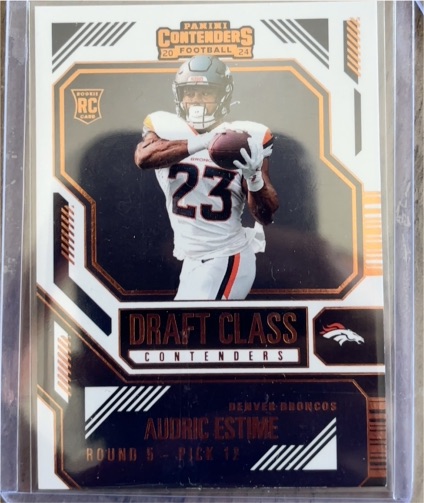 2024 Panini Contenders Draft Class Contenders #22 Audric Estime — front