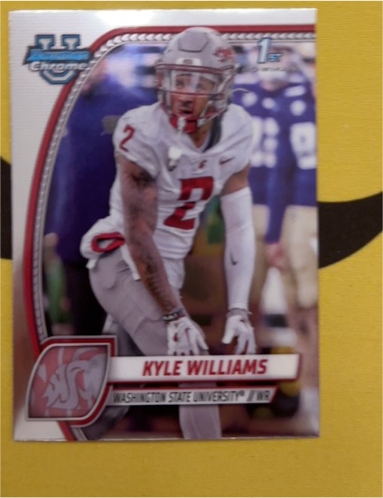 2024 Bowman Chrome University #118 Kyle Williams — front