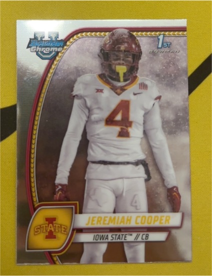 2024 Bowman University Chrome #99 Jeremiah Cooper — front