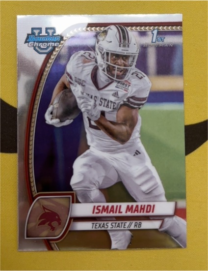 2024 Bowman Chrome University #189 Ismail Mahdi — front