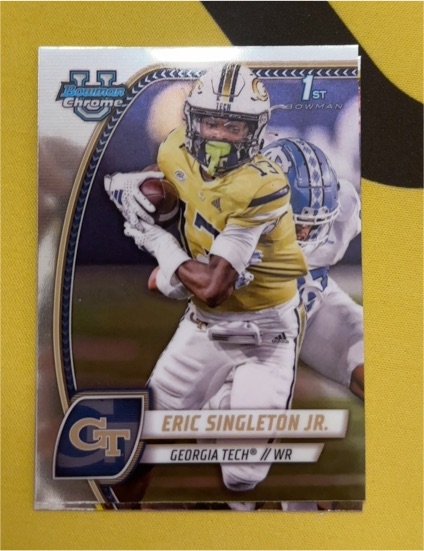 2024 Bowman Chrome University #71 Eric Singleton Jr. — front