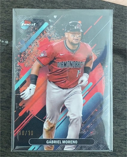2025 Topps Finest #10 Gabriel Moreno — front