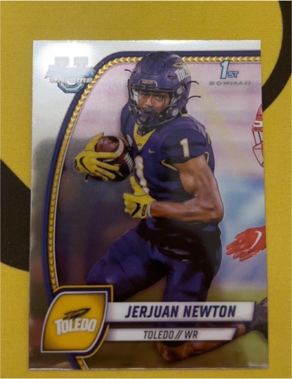 2024 Bowman University Chrome #98 Jerjuan Newton — front