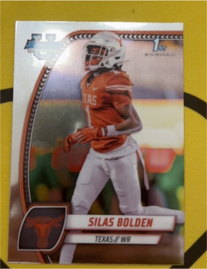 2024 Bowman University Chrome #164 Silas Bolden — front