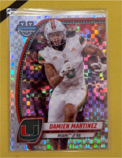 2024 Bowman University Chrome #49 Damien Martinez — front