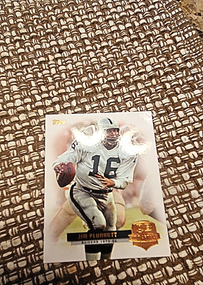 2012 Topps Jim Plunkett Quarterback Immortals Insert #QI-JP — front