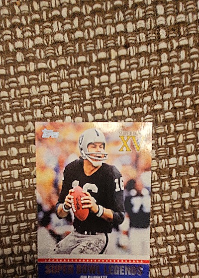 1995 Topps Super Bowl Legends XV Ken Stabler — front