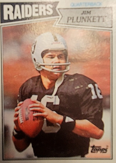 1984 Topps #300 Jim Plunkett — front