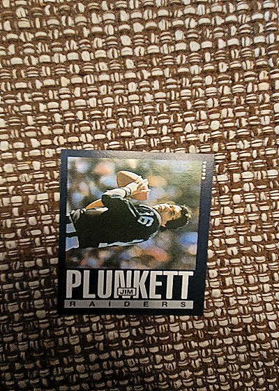 1985 Topps Football #297 Jim Plunkett — front