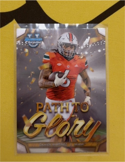 2024 Bowman Chrome University Football #PG-19 Damien Martinez Path To Glory — front