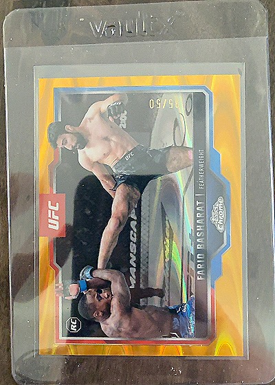 2025 Topps Chrome UFC #132 Farid Basharat — front