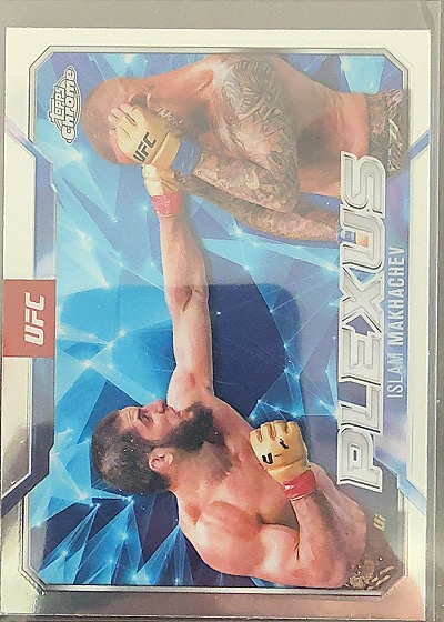 2025 Topps Chrome UFC #PLX-11 Islam Makhachev Plexus — front
