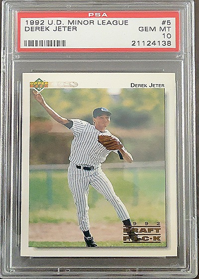 1992 Upper Deck Minor League #5 Derek Jeter — front