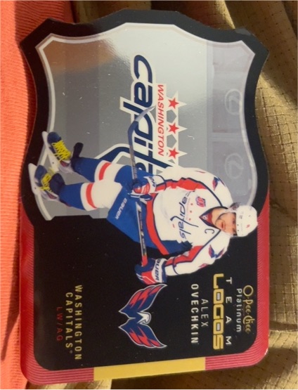 2015-16 O-Pee-Chee Platinum Team Logos Die Cuts #T23 Alex Ovechkin — front