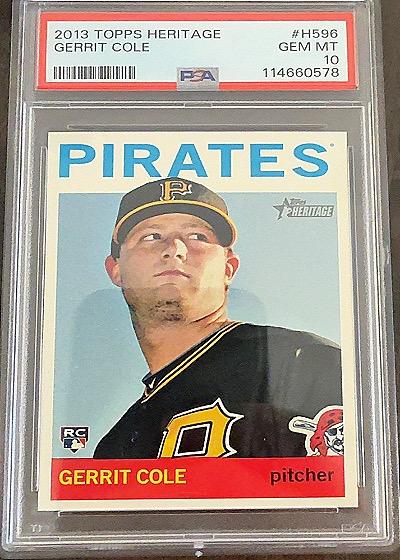 2013 Topps Heritage #H596 Gerrit Cole — front