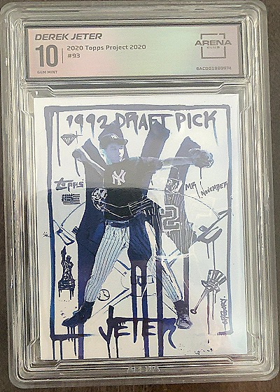 2020 Topps Project 2020 #93 Derek Jeter — front