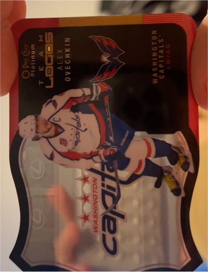 2015-16 O-Pee-Chee Platinum Team Logos Die Cuts #T-29 Alex Ovechkin — front