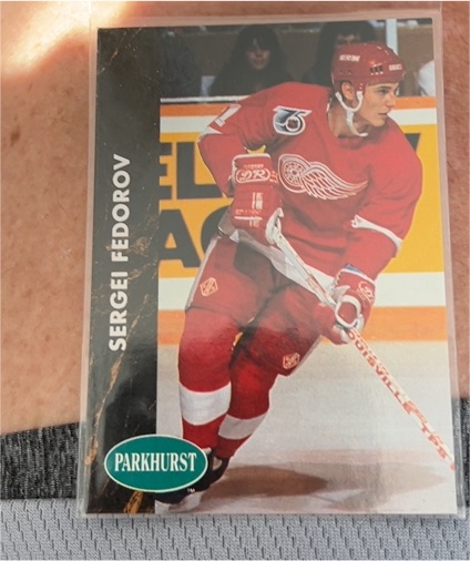 1991-92 Parkhurst #38 Sergei Fedorov — front
