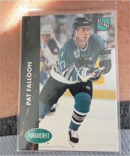 1991-92 Parkhurst #160 Pat Falloon — front