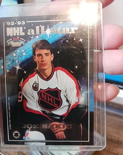 1992-93 Topps Stadium Club NHL All Star #NNO Joe Sakic — front
