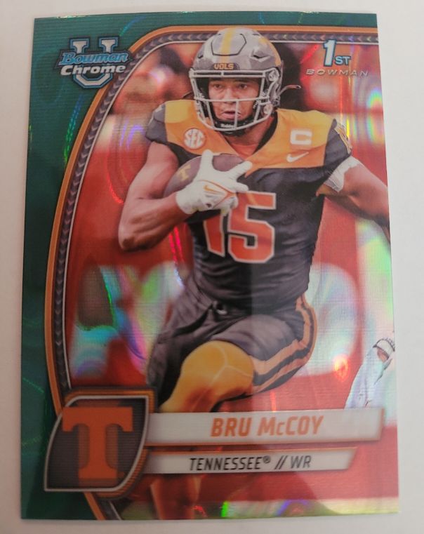 2024 Bowman University Chrome #28 Bru McCoy — front