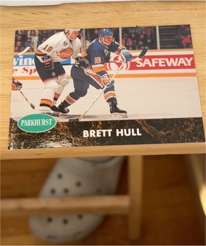 1991-92 Parkhurst #157 Brett Hull — front