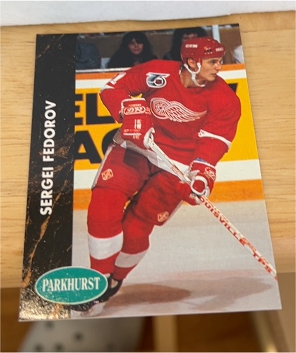 1991-92 Parkhurst #38 Sergei Fedorov — front