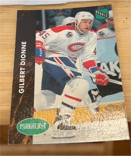 1991-92 Parkhurst #430 Gilbert Dionne — front