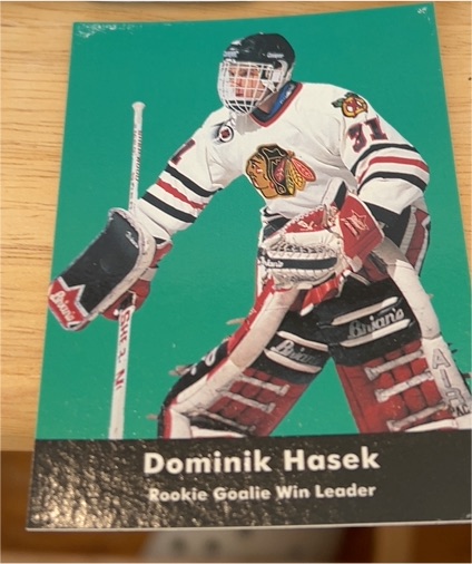 1991-92 Parkhurst #449 Dominik Hasek — front