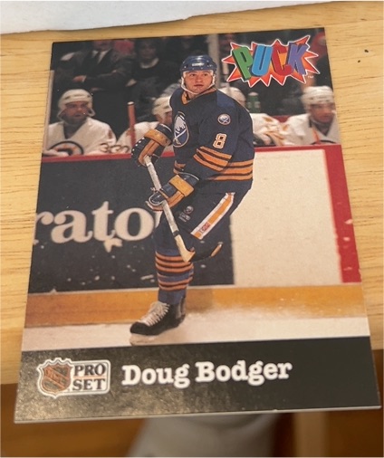 1991-92 Pro Set PUCK #3 Doug Bodger — front