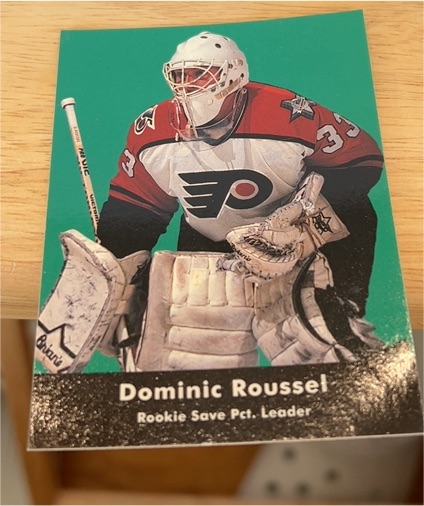 1991-92 Parkhurst #450 Dominic Roussel — front