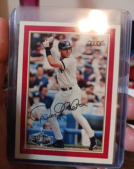 2001 Fleer #2 Derek Jeter All Star Game Ritz Oreo New York Yankees — front
