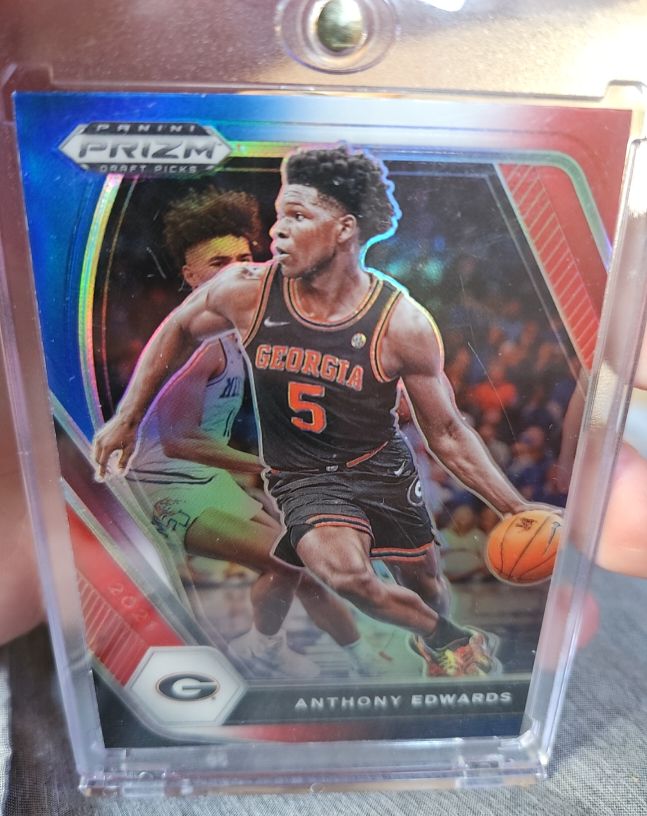 2021 Panini Prizm Draft Picks #65 Anthony Edwards — front