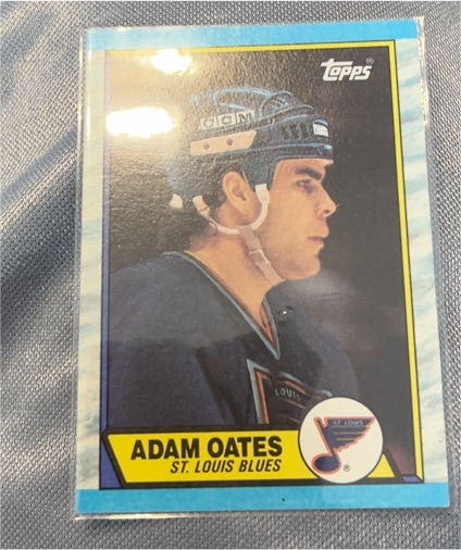 1989-90 Topps #185 Adam Oates — front