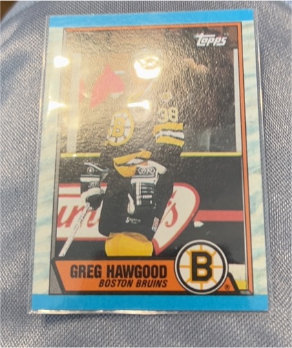 1989-90 Topps #81 Greg Hawgood — front