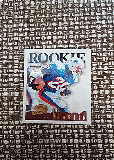1995 Score Summit Edition #166 Curtis Martin Rookie Card — front