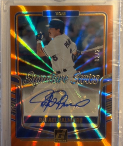 2024 Panini Donruss Signature Series #SS-RP Rafael Palmeiro — front