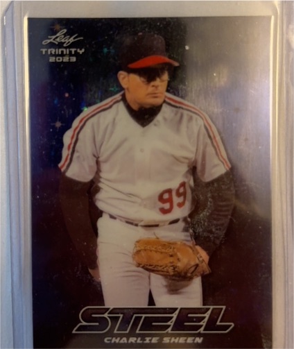 2023 Leaf Trinity Steel Charlie Sheen — front