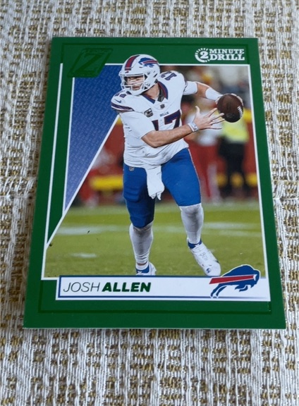 2024 Panini Zenith #10 Josh Allen Two Minute Drill — front