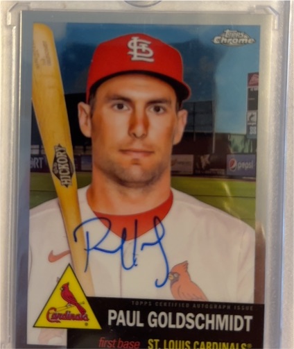 2022 Topps Chrome Platinum Anniversary #CPA-PG Paul Goldschmidt — front