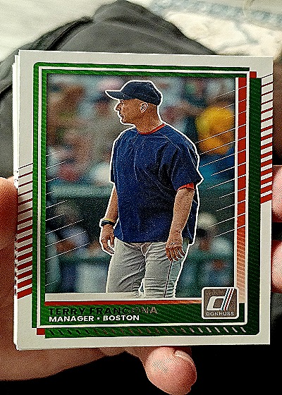 2025 Donruss #38 Terry Francona Boston Red Sox Manager — front